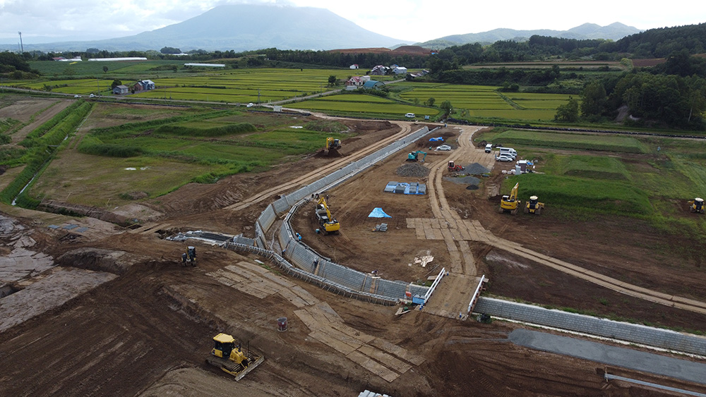ニセコ地区 黒川中央工区区画整理工事